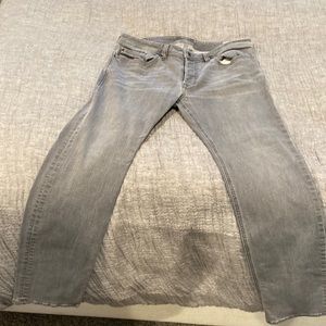 Men’s gray diesel jeans size 34, waist 32 length